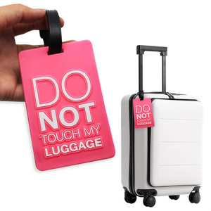 Étiquette de bagage personnalisée avec logo imprimé en 3D, rayée, <span class=keywords><strong>pour</strong></span> valises, sacs à dos, sacs de voyage, étiquette d'identification, OEM, étiquette <span class=keywords><strong>pour</strong></span> <span class=keywords><strong>bagages</strong></span> à main, cadeau - Product Image 2