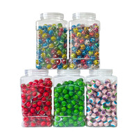 Bonbons gélifiés personnalisés en vrac pour fabricants, sous marque privée, emballage en bouteille, bonbons en forme de boule