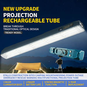 Lámpara de Emergencia LED Recargable con Clasificación IP65, Lámpara de Trabajo Magnética Portátil para Camping, 210 LED, Cobertura de 160° - Product Image 1