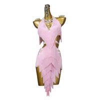 Jupe pour femme adulte Costume de danse latine à glands pour fille Robe de danse latine pour compétition de danse latine pour femme