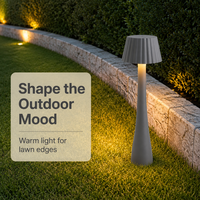 Lumière LED pour allée de jardin avec détecteur de mouvement PIR, large plage de tension 120 °   Entretien facile, adapté aux nouveaux et anciens parcs, rénovation