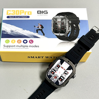 Échantillon gratuit NEEXXT C30 Pro Prix de gros Grand écran tactile 2,19 pouces TFT Tracker sportif BT Appel vocal par téléphone Montre intelligente