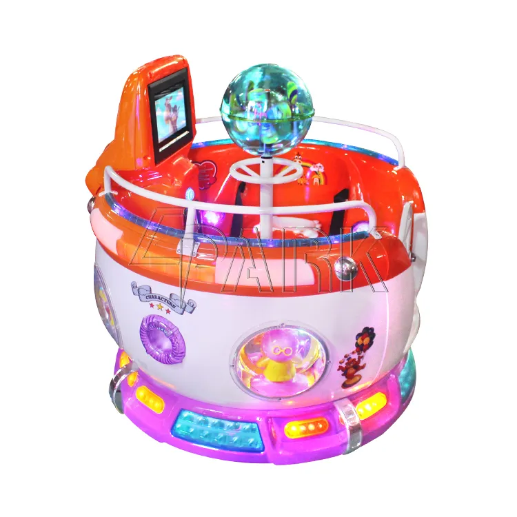 Grand magasin meilleur vendeur Double joueur rotatif balançoire voiture jeu Machine mode Style plastique populaire enfants Attraction