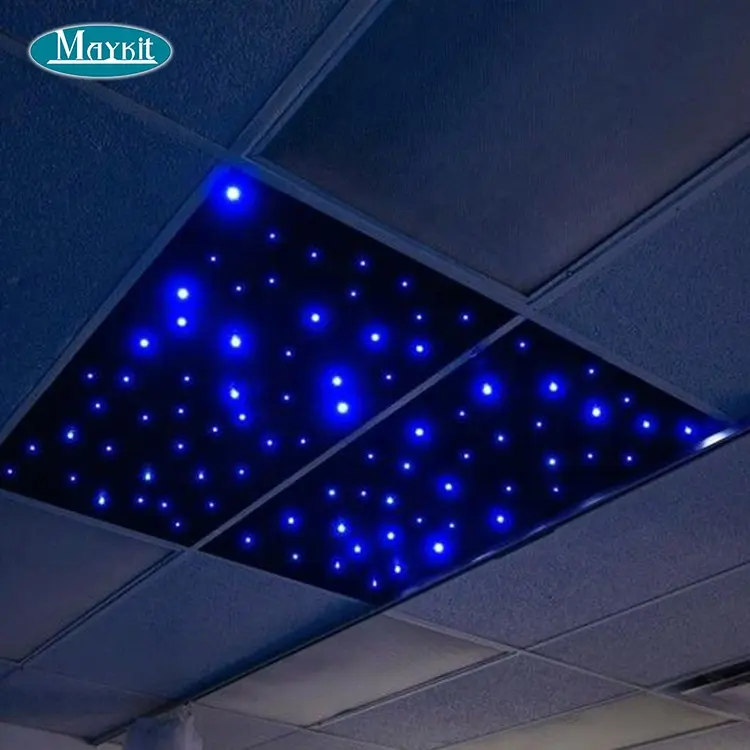 Glasvezel Ster Plafond Polyester Fiber Board Panel Licht Systeem
