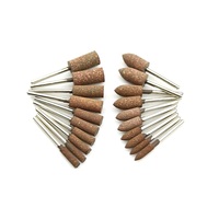 3 Mm Poros Dipasang Karet dengan Abrasive Grinding Kepala untuk Polishing Halus