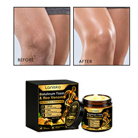 Crème de massage corporelle au venin d'abeille pour apaiser les douleurs articulaires et musculaires, renforcer la barrière cutanée et hydrater pour une relaxation quotidienne