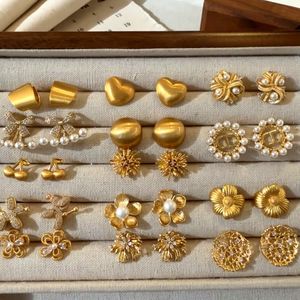 Boucles d'oreilles en argent sterling 925 avec pierre précieuse naturelle, arete flor, pendientes cristales austriacos, cartones para aretes - Product Image 1