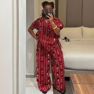 Nouvelle Collection 2026 : Ensemble Mode <span class=keywords><strong>Femme</strong></span> Africaine Style Europé<span class=keywords><strong>en</strong></span> et Américain, Motif Imprimé Dentelle, Manches Trois-Quarts, Anti-UV - Product Image 6