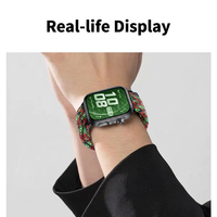 Bracelet de montre en nylon tissé confortable, souple et réglable de 22 mm pour Huawei Fit 3 4 5 Ultra, boucle extensible légère, sport, vente en gros