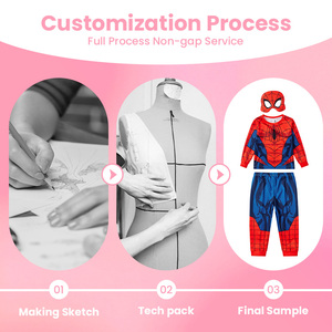 <span class=keywords><strong>Ensemble</strong></span> de pyjama <span class=keywords><strong>Spider</strong></span>-<span class=keywords><strong>Man</strong></span> pour enfants avec masque, manches longues, pour déguisements et vêtements de nuit, approvisionnement en vrac - Product Image 2