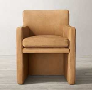 Chaise de salle à manger de luxe contemporaine Sassanid OEM mobilier de maison américain moderne fauteuil de salle à manger en cuir Matia - Product Image 2