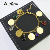 Parures de bijoux de mariage en Zircon pour femme, mariée, dubaï, boucles d'oreilles, pièces de monnaie, vente en gros,