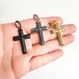 Stainless Steel Vintage <b>Cross</b> <b>Pendant</b> For Necklace Women <b>Men</b> Small Religious Pray <b>Pendants</b> Jewelry Gifts - Product Image 5
