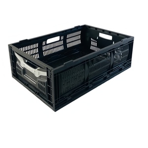 Caisse en PP pliable et empilable conforme aux normes européennes pour entrepôt, intérieur lisse pour éviter les dommages aux produits, conteneur pliable prêt à l'emploi (<span class=keywords><strong>RPC</strong></span>) - Product Image 2