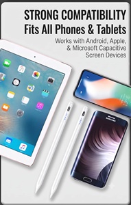 ปากกาสไตลัสอเนกประสงค์ 2260 รุ่นอัปเกรดชิป รองรับ iOS Android Windows แท็บเล็ต โทรศัพท์ แบตเตอรี่ 4-LED ใช้งานได้ 30 นาที ชาร์จเร็วแบบ Type-C แม่เหล็ก - Product Image 6