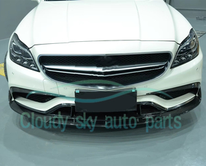 Nouveau pare-chocs avant en fibre de carbone pour Mercedes-Benz <span class=keywords><strong>CLS</strong></span>-Class W218 <span class=keywords><strong>63</strong></span> <span class=keywords><strong>AMG</strong></span>, surface époxy polie, installation par boulons, pour Mercedes-Benz 2015-2017 - Product Image 5