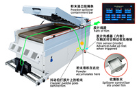 Xingyan 0-1150mm automatique DTF poudre Shaker et séchoir Machine quatre têtes Net ceinture poudre secouant Machine DTF four