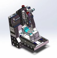 Centre d'usinage CNC 5 axes haute précision Gantry GV5-630X, fraiseuse à un seul broche pour métaux, automatique, robuste, FANUC UYANG