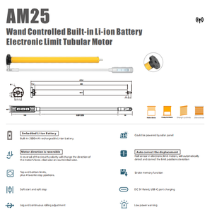 Cadena de persianas de alta calidad, Motor de <span class=keywords><strong>persiana</strong></span> Tubular de 25mm, Diy Smart para Motor de <span class=keywords><strong>persiana</strong></span> enrollable Zebra para <span class=keywords><strong>interruptor</strong></span> Tuya - Product Image 4