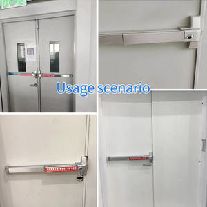 מכשיר יציאה חירום נגד פאניקה ידית ידית ידית נעילה עבור דלת כיבוי אש יציאה לדחוף מפתח לפתוח ידית בטיחות אש עם מפתח - Product Image 2