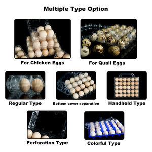 Bán buôn 100% tái chế nhựa PET khay trứng 30 lỗ siêu thị rõ ràng gà/vịt trứng bao bì hộp vỉ quá trình loại - Product Image 3