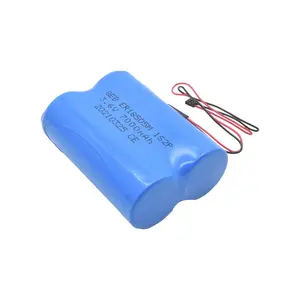 GEB paket baterai Lithium 3.6V 7Ah ER18505M 1S2P 7000mAh ER18505 baterai utama tipe daya tinggi baterai Li-SoCl2 - Product Image 5