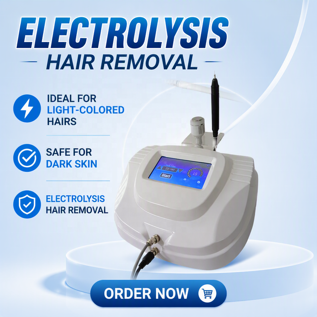 Professional Desktop ABS Electrolysis Hair Removal Machine with Needle Electric RBS Salon Permanent Hair Removal