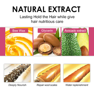 Non Greasy White Residue <strong>Hair</strong> <strong>Stick</strong> <strong>Wax</strong> Custom <strong>Hair</strong> Styling <strong>Wax</strong> <strong>Stick</strong> <strong>for</strong> Wigs Private Label - Product Image 5
