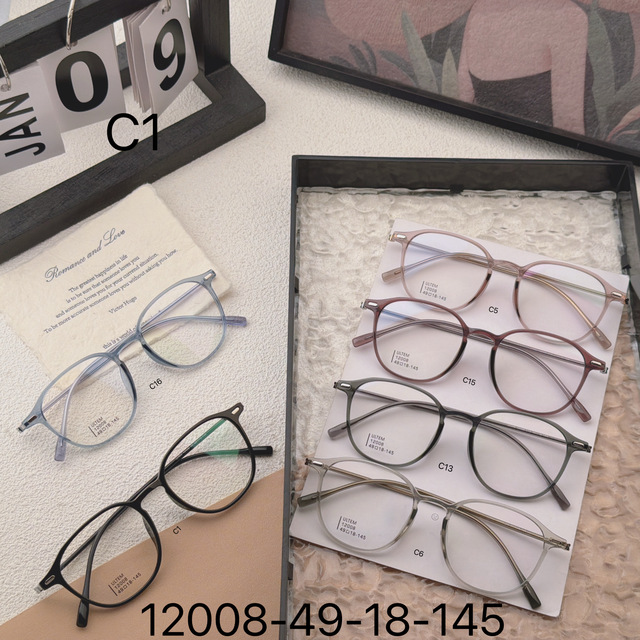 New Fashion with Multiple Color Schemes to Enhance Facial Shape, Fresh and Sweet Eyeglass Frames12008