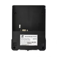 Printer Resi Termal Mini 58mm Printer Resi Kecil USB 203dpi 90mm Per Detik Pencetakan Resi Ringkas untuk Mesin Kasir