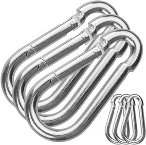 Vente en gros directe usine : Mousquetons de sécurité en acier inoxydable 304 316 avec ressorts pour l'escalade - Product Image 6