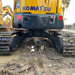 Mini-excavatrice sur chenilles Komatsu Pc35 d'occasion, 3,5 tonnes, Pc35mr, prix bas, moteur, boîte de vitesses, pompe testées et inspectées - Product Image 3