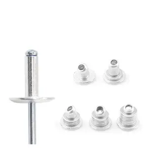 Stainless Steel Dome Head Open-Type Pop Rivets Competitive Price On Open End Blind Rivets