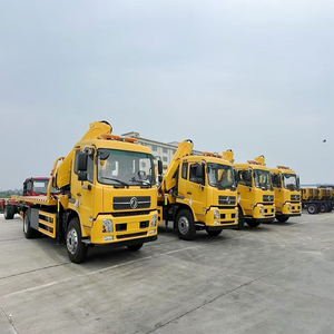 Fabricante DONGFENG 4x2 4x4 Off Road Rescue Wrecker con 8T Crane 10T Grúa de pluma plegable para accidentes de tráfico Bad Car Carrier - Product Image 1