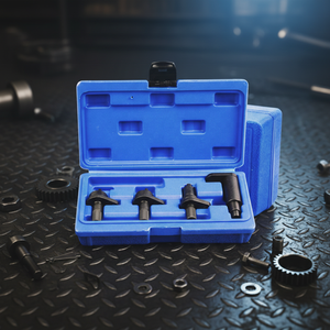 ชุดเครื่องมือตั้งเวลาวาล์วอเนกประสงค์สำหรับรถยนต์ <span class=keywords><strong>Volkswagen</strong></span> <span class=keywords><strong>Polo</strong></span> เครื่องยนต์ 1.4/1.6/1.8L OHC 6V พร้อมอุปกรณ์ล็อคเพลาลูกเบี้ยว ผลิตจากเหล็กกล้าคาร์บอนสูง รับประกัน 1 ปี - Product Image 6