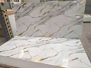 Panneaux muraux en PVC effet marbre UV pour usine - Product Image 5