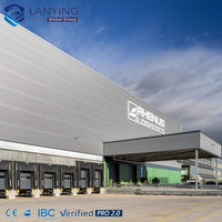 Nave Industrial Prefabricada de Acero Ligero de Gran Envergadura con Almacén, Oficina y Estructura Metálica