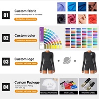 Set Olahraga Wanita Sporty Solid di Atas Lutut, 2 Potong, Seamless Ribbed Crop Tank dan Celana Pendek Pinggang Tinggi, Pakaian Yoga