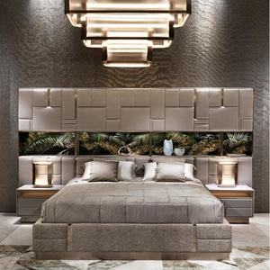 Italian Home philosion Academy Modern Luxury Bedroom Set testiera alta letto <span class=keywords><strong>amato</strong></span> camera da letto di lusso Design Art Bed - Product Image 2