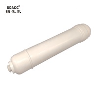 Filtre à eau alcalin en ligne T33 de haute qualité à bon prix, cartouche de post-filtration à connexion rapide 1/4 pouce pour systèmes RO