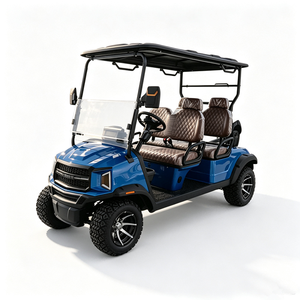 Voiturette de golf électrique 4 places avec batterie au lithium, navette de tourisme pour sites touristiques et stations balnéaires - Product Image 3
