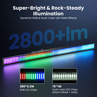Barre de lumière stroboscopique LED RGB Big Dipper LF80A 80W, effet d'éclairage de scène DMX pour DJ, discothèque, fête, club, spectacle en direct, concert