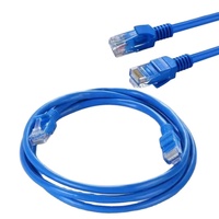 Cable de Conexión CAT5e Personalizado Xunfa de 10 Metros, Conductor de Cobre CCA Trenzado, Revestimiento de PVC, Cable RJ45 para Oficina, Hogar e Internet