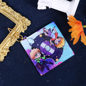 Llaveros de cartulina acrílica personalizados Kpop Music Charms Acrílico DIY Mini álbum CD Box Llaveros - Product Image 2