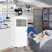 2021 desain baru AC portabel cliseurs 5000BTU 7000BTU 9000BTU pendingin udara untuk RUMAH & Hotel untuk pendingin Rumah & kamar