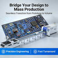 Fabricante de ensamblaje de PCB para teclados mecánicos de juegos, teclado RGB intercambiable en caliente, PCBA llave en mano, ensamblaje SMT OEM PCBA