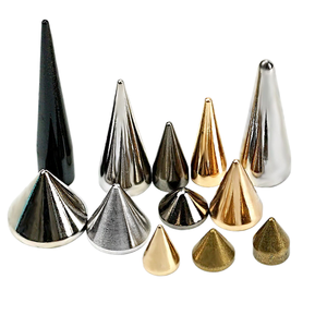 Décoration de collier pour animaux de compagnie DIY avec rivets coniques pointus, en laiton, <span class=keywords><strong>à</strong></span> <span class=keywords><strong>visser</strong></span>, accessoires pour chaussures, sacs et vêtements - Product Image 1