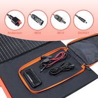 3 cellules de silicium monocristallin pliables 18V 60W 100W 120W 200W, panneaux solaires portables pour Camping en plein air, prix d'usine