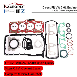 RACEORLY Juego <span class=keywords><strong>de</strong></span> Juntas para Reconstrucción <span class=keywords><strong>de</strong></span> Motor <span class=keywords><strong>de</strong></span> 24 Piezas 068198013N 06A103383AN para VW Golf Jetta Passat B5 AZJ 2.0 AZJ BFF - Product Image 3