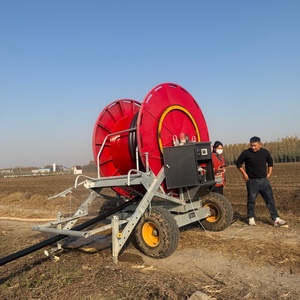 Machine d'irrigation autopropulsée à grande capacité, type bobine, pulvérisateur mobile robuste à alimentation hydraulique pour grandes surfaces agricoles - Product Image 2